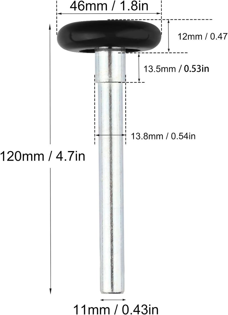 GENHAKON 12 Pack 1.8 Inch Nylon Sealed Garage Door Rollers, Quiet/Durable and High Load, High Performance Bearing, Black, by . - Image 2
